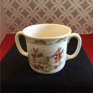 Vintage Child’s English Fine Bone China Two Handled Mug